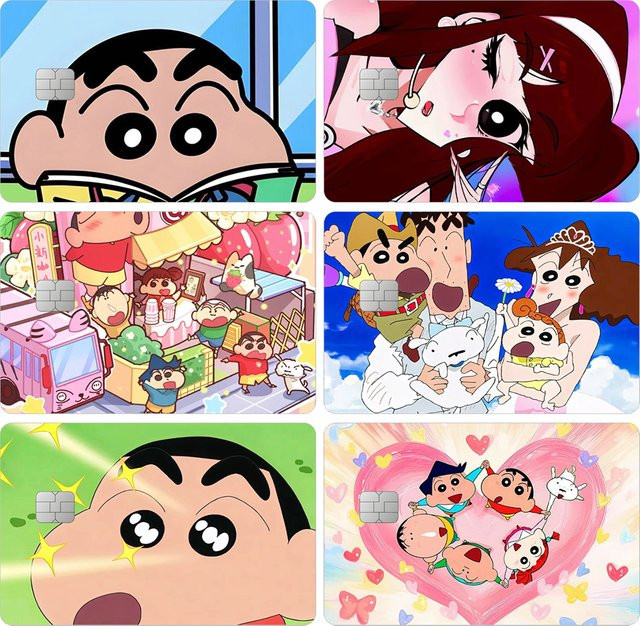 Keeppley Crayon Shin-chan Karten-Aufkleber, Bunt / Mehrfarbig - Bild 1