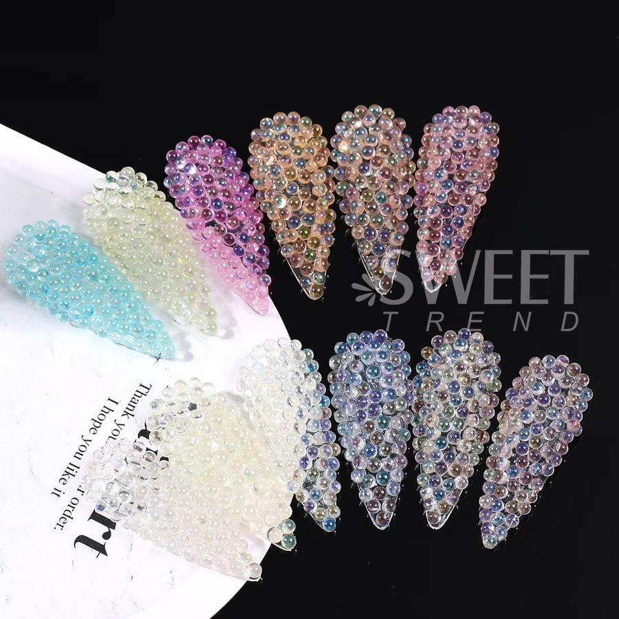 Sweet Trend Nagelkunst-Schmuck, Regenbogen-Kristall, 12 Gitter - Bild 5