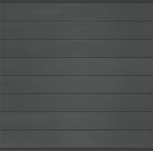 Mr. GARDENER Steckzaunsystem Donatus aus WPC und Aluminium in Schwarz, H: 180 cm, B: 180 cm - Bild 1