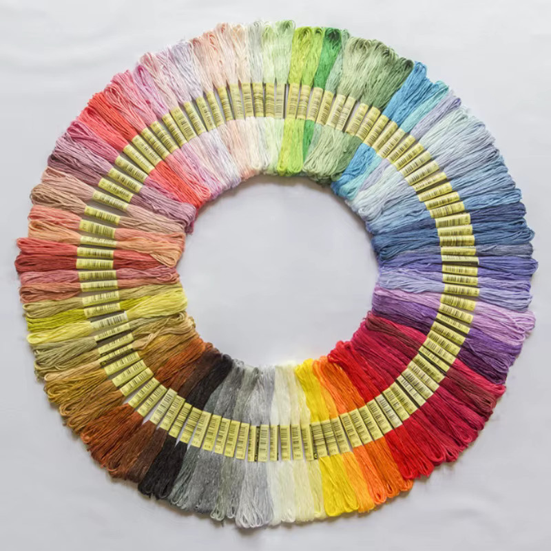 8 Stück Anker Stickgarn aus Baumwolle in Mehrfarben für Kreuzstich und DIY-Handarbeiten - Bild 4