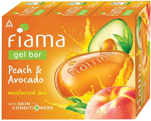 Fiama Gel Bar Pfirsich und Avocado, 3x 125 g, Unisex - Bild 1