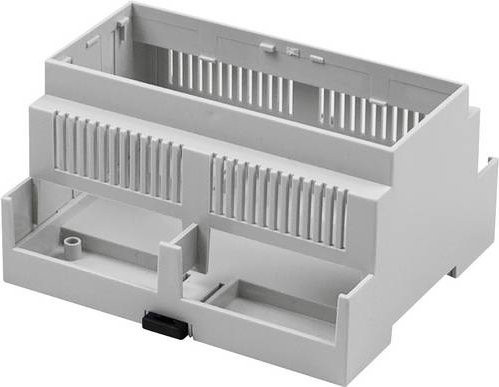 Camdenboss CNMB-6V-2-CON Hutschienen-Gehäuse, Grau, B/T/H: 10,6 x 9,0 x 5,8 cm - Bild 1