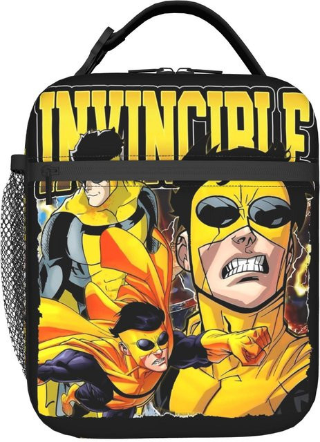 Isolierte Thermische Lunchbox von Fancy Style Studio, Tragbare Oxford Kühltasche für Büro und Freizeit, Mehrfarbig - Bild 1