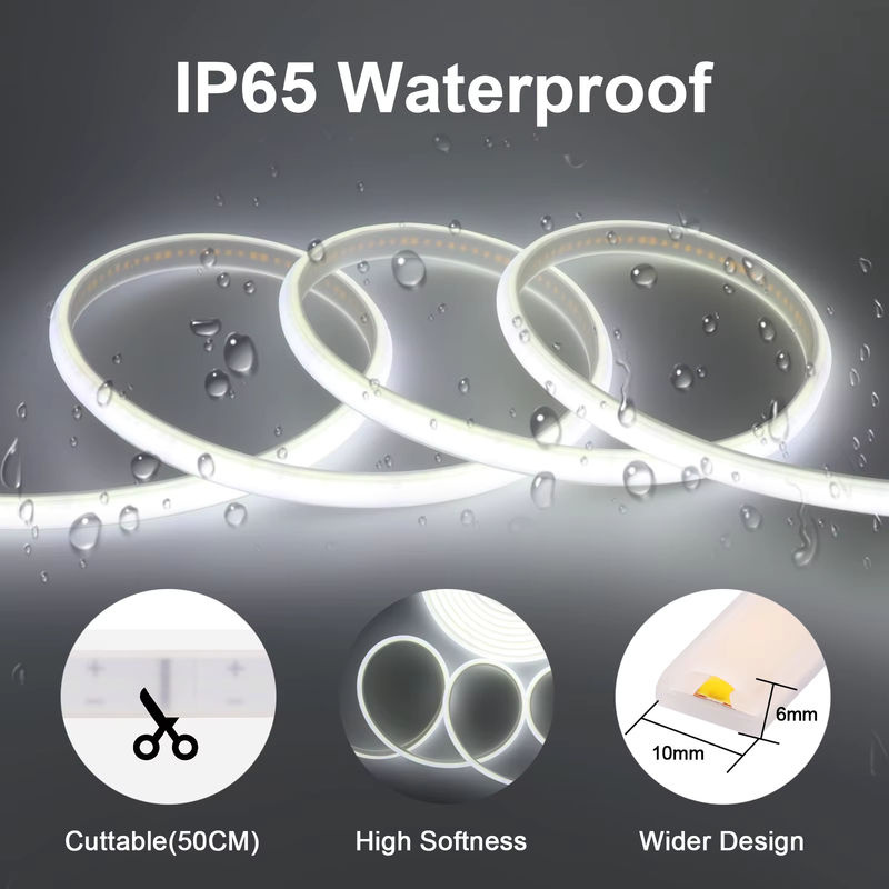 HEGEHE COB LED Neon Band Licht, wasserdichtes RGB LED Flexband für Outdoor und Wohnkultur, 220V, Multicolour - Bild 4
