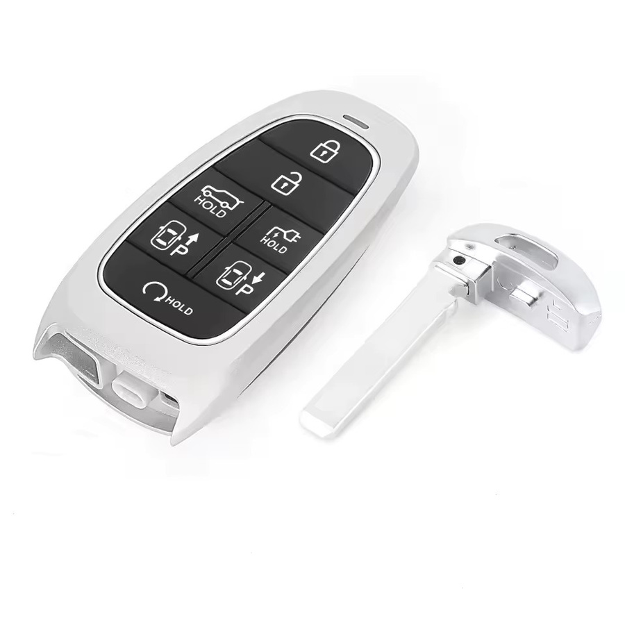 Keyecu Smart Remote Key für Hyundai Ioniq 5 (2021-2024), Keyless Go 95440-GI030 95440-GI020, 433 MHz, 4A Chip, Farbe: Silber - Bild 1