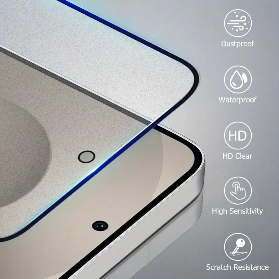 4 Stück Full Cover Displayschutzfolie aus gehärtetem Glas mit 9H Härte für Samsung Galaxy S26 S25 S24 Ultra S25 S26 Edge S25 S24 FE in Transparent - Bild 4