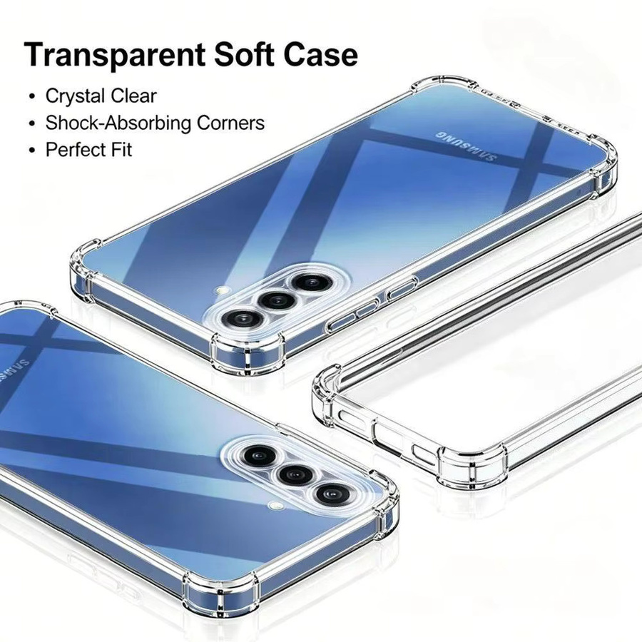 Transparente Silikon Handyhülle für Samsung Galaxy M17 und M17E - Bild 3