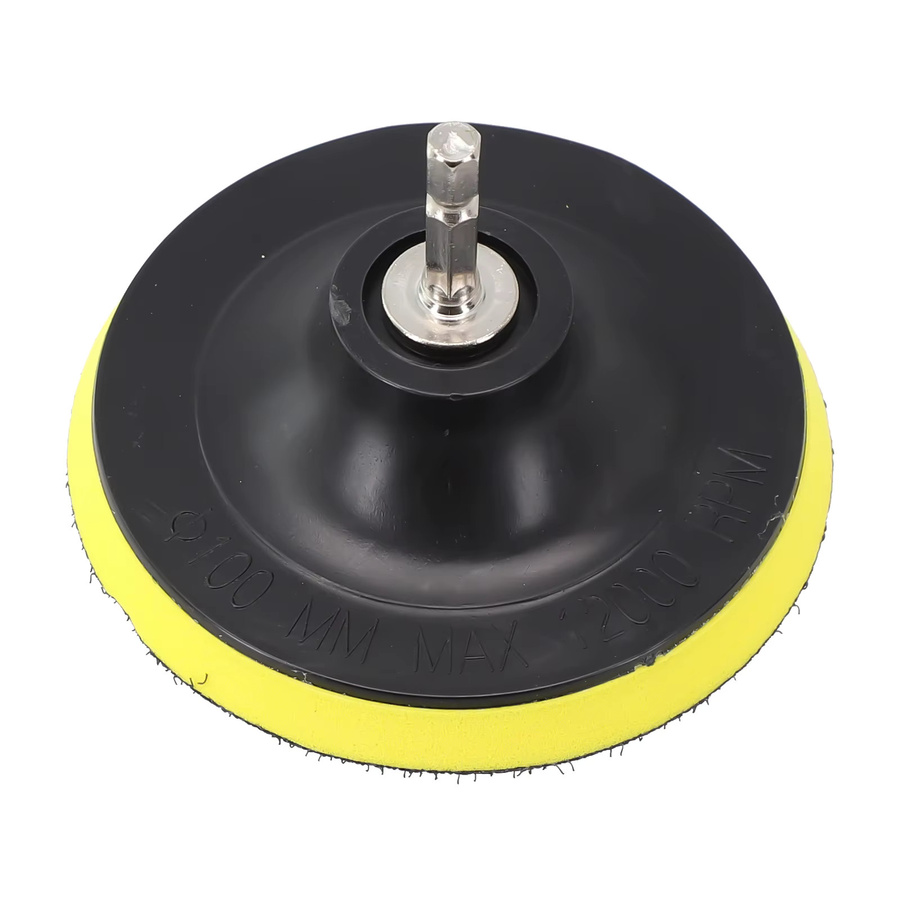 Vibratite Selbstklebende Polierplatte mit Adapter für Winkelschleifer, 3-7 Zoll, 10/14mm Gewinde - Bild 2