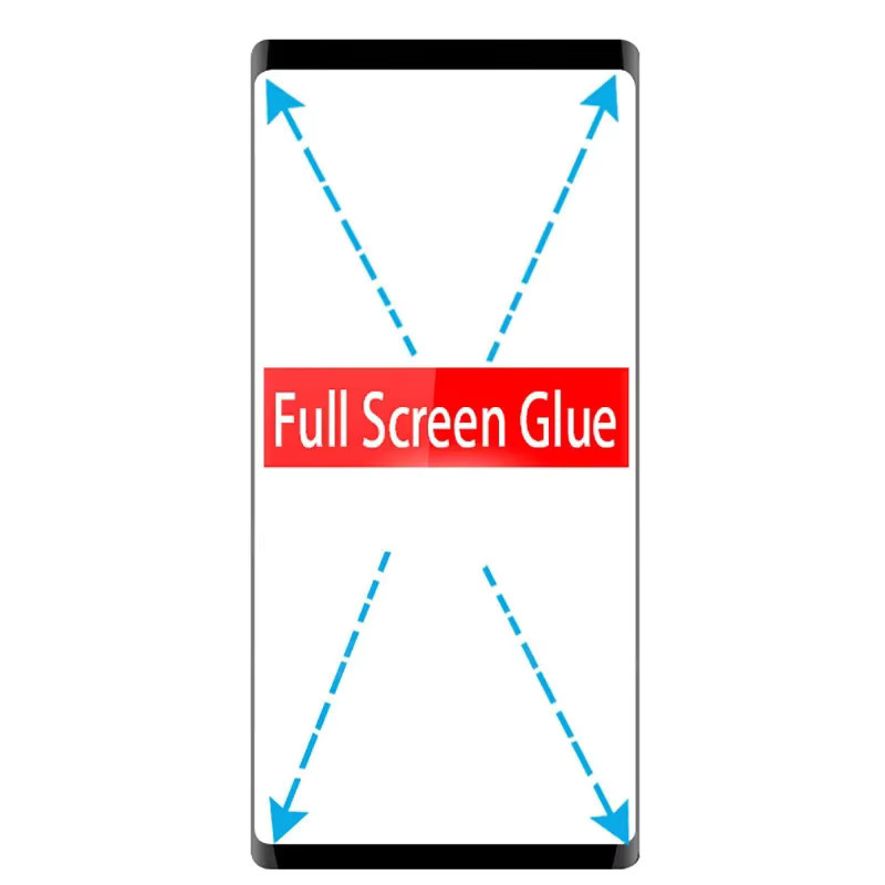 MERCIVERRE Displayschutzfolie aus gehärtetem Glas für Vivo X Fold 5, Huawei Honor Magic V5, Magic V3 und Magic V2, 3D gebogen, Vollkleber, transparent - Bild 2