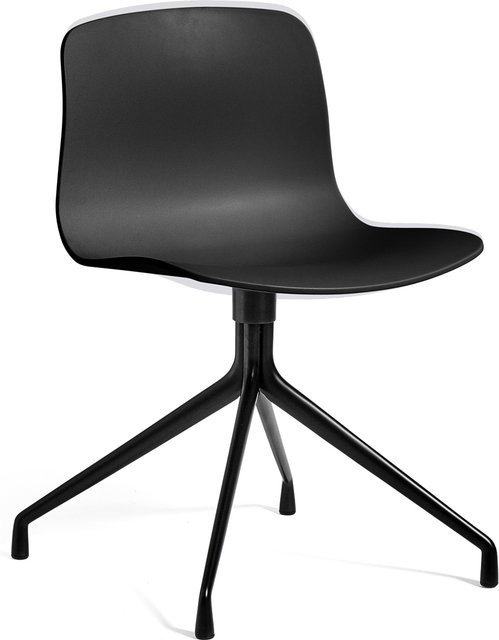 HAY About A Chair AAC 10 Drehstuhl aus Kunststoff in Schwarz Matt - Bild 1