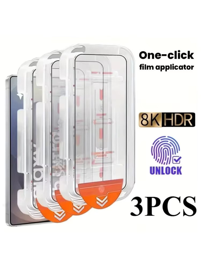 Displayschutzfolie aus gehärtetem Glas für Samsung Galaxy S26 Ultra S25 Ultra S24 Ultra S25 Edge S25 Plus S25 S23 Plus S22 S21, transparent, 1-3 Stück - Bild 5