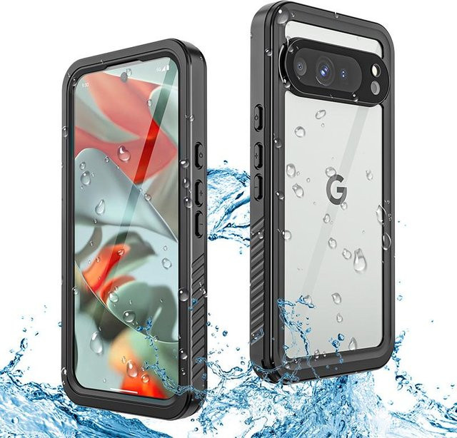 Wasserdichte und stoßfeste Outdoor-Schutzhülle für Google Pixel 10A, Pixel 9 Pro XL und Pixel 11 Pro in Schwarz - Bild 1