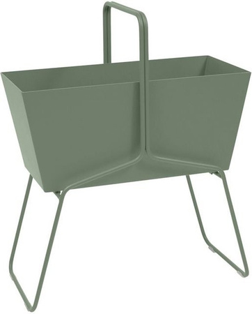 Fermob Basket Blumenkasten aus Aluminium in Grün
