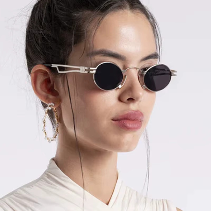 Kunkka coco Sonnenbrille, Rund, Metall, Vollrand, Multicolor, Damen - Bild 2