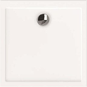 Hoesch Duschwanne Samar quadratisch in Weiß, B/T/H: 90 x 90 x 3 cm - Bild 1
