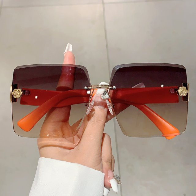 KAMMPT Sonnenbrille, randlos, quadratisch, multicolor, Damen - Bild 1