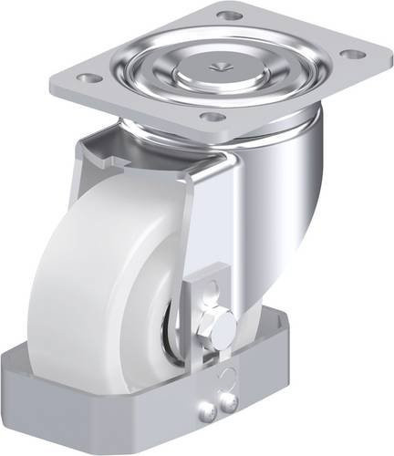 Blickle Stahlblech-Lenkrolle LH-SPO 127K-FS in Silber, Rad-Durchmesser: 125 mm, Tragfähigkeit (max.): 750 kg - Bild 1