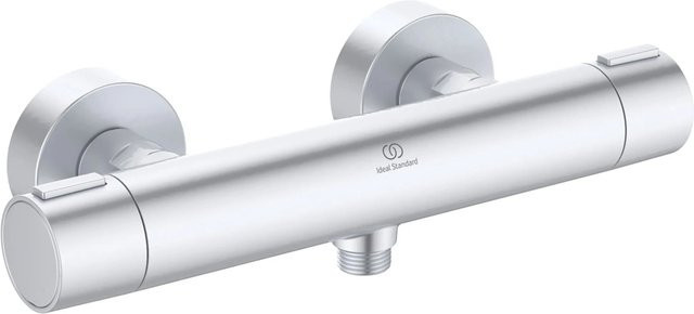 Ideal Standard Brausethermostat Aufputz DN 15 in Silber Matt mit Safety Stop und Wassersparfunktion - Bild 1