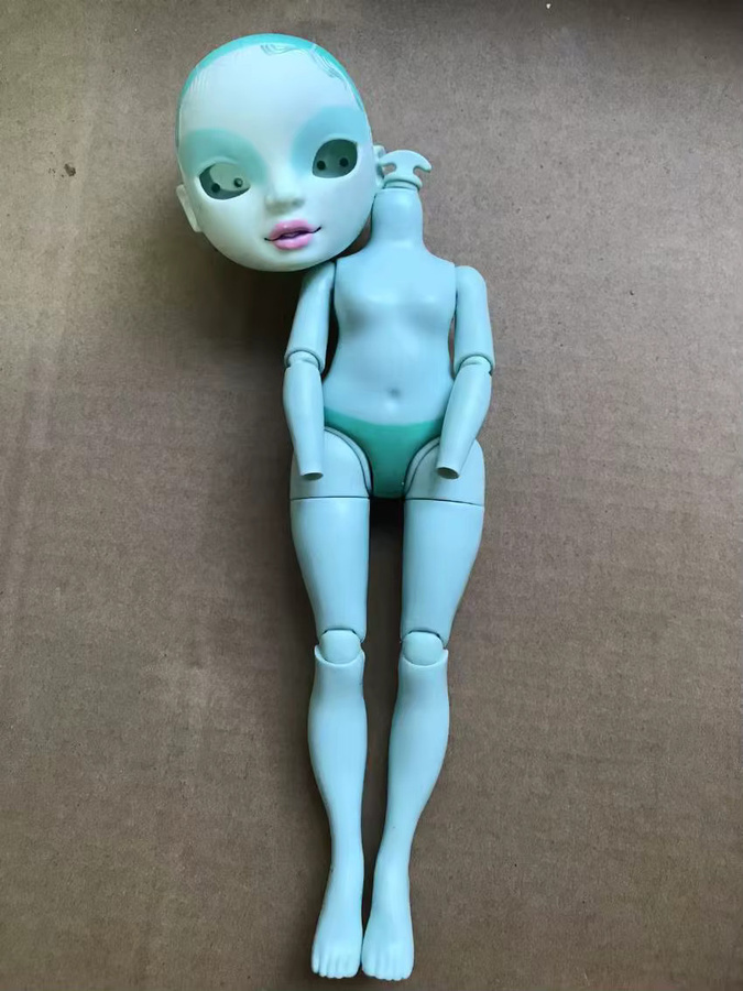 Disney Regenbogen Puppe, Figur, Weiß Schwarz Grün Lila - Bild 2