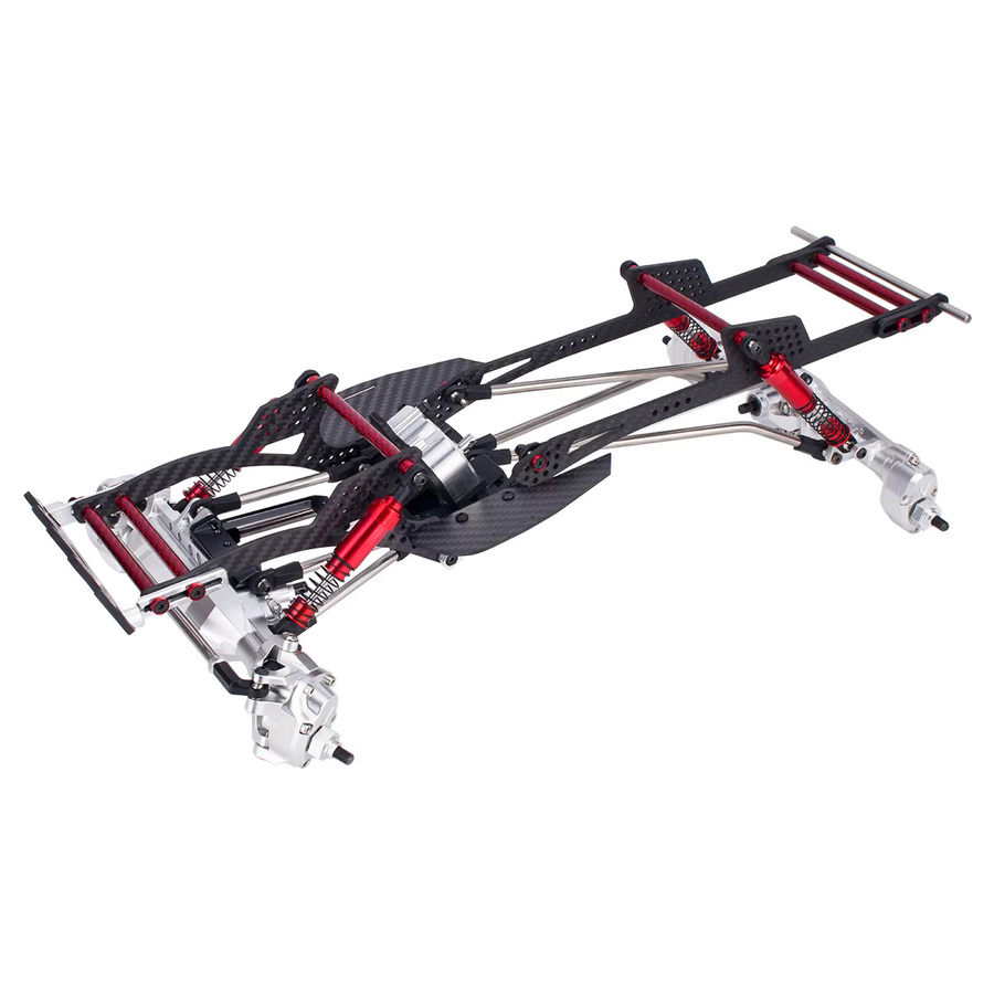 Axial Performance Carbon LCG Chassis Frame Kit, 1/10 RC Crawler Upgrade - Bild 3
