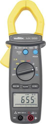 Metrix MX 655 Digitale Stromzange CAT III 600V in Gelb mit 4000 Counts Anzeige - Bild 1