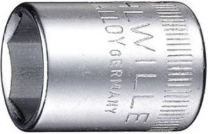 Stahlwille Steckschlüsseleinsatz 1/4 Zoll 6-kant 8 mm Länge 23 mm Silber - Bild 1
