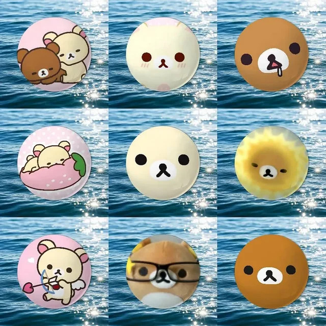 Kayou Brosche, L-rilakkumaS, Weißblech, Kinder - Bild 1