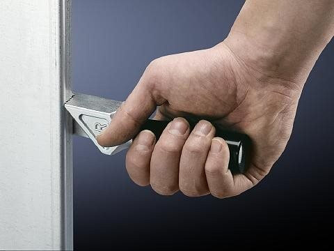 Rittal Transportgriff SM 2415.500 Set aus 2 Stück in Silber aus Stahl und Kunststoff - Bild 2