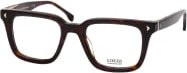 Lozza VL 4334 Korrektionsbrille, Vollrand, quadratisch, Kunststoff, braun, Herren - Bild 1