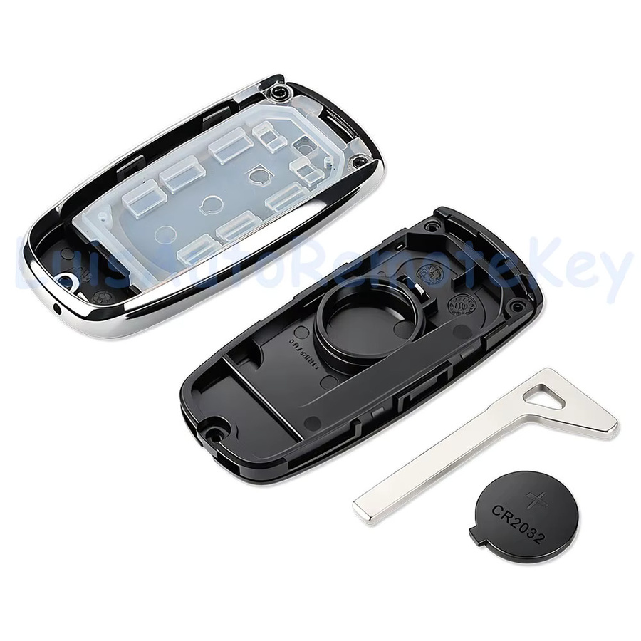 DIYKEY 4-Tasten-Gehäuse Smart-Fernbedienung Autoschlüssel-Hülle Ersatz für Chery Tiggo 8 Plus Tiggo 8 Pro OMODA in Schwarz - Bild 4