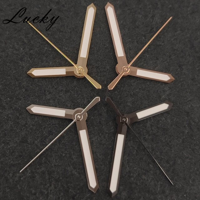 MUZHI Uhren Zeiger, Silber, Gun, Gold, Rose Gold, Grün Leuchtend - Bild 1