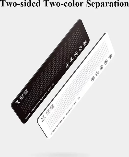 Mega-idea Magnetisches Schrauben-Aufbewahrungspad doppelseitig für Handy-Reparatur B: 15 cm, T: 4,5 cm - Bild 1