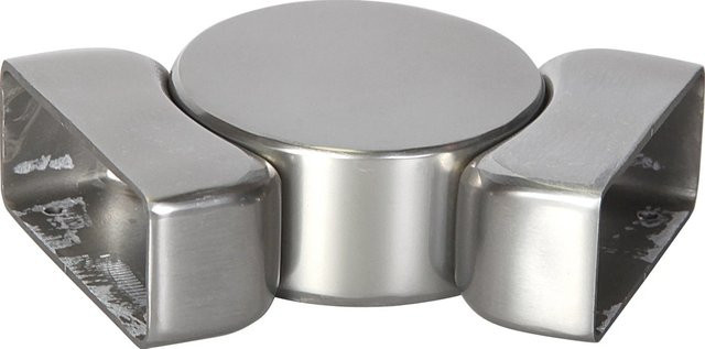 Dieda Aluminium Gelenk 0-90 Grad horizontal für Aluminiumhandlauf in Silber - Bild 1