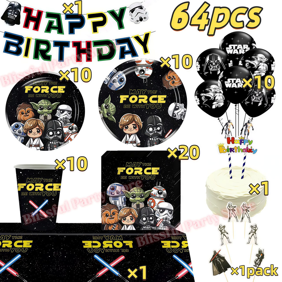 Hasbro Star Wars Geburtstagsparty Dekorationsset - Bild 4