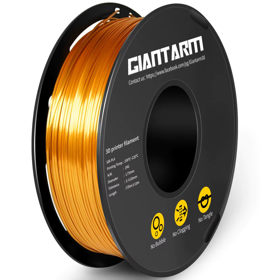 GIANTARM Silk PLA Filament Mehrfarbig, 1,75mm, 1kg, Seidenglänzend für FDM 3D-Drucker - Bild 2