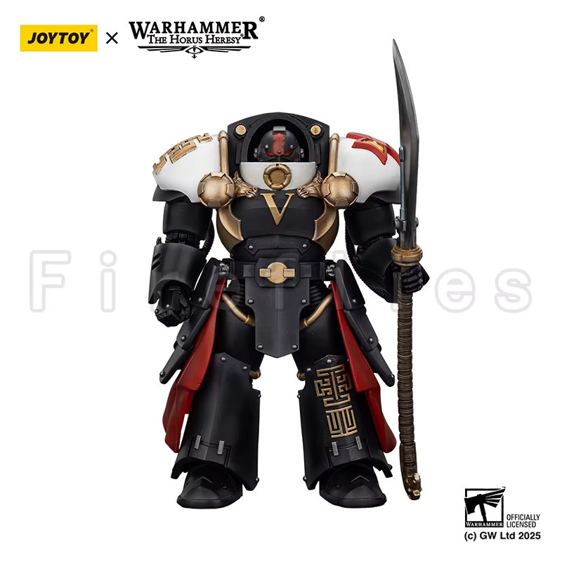 JOYTOY Warhammer The Horus Heresy White Scars Legion Praetor Ebon Keshig Terminator, Actionfigur, ab 15 Jahren - Bild 2
