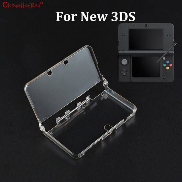 Transparente Hard Shell Schutzhülle und Anti-Staub-Displayfolie für New Nintendo 3DS - Bild 1