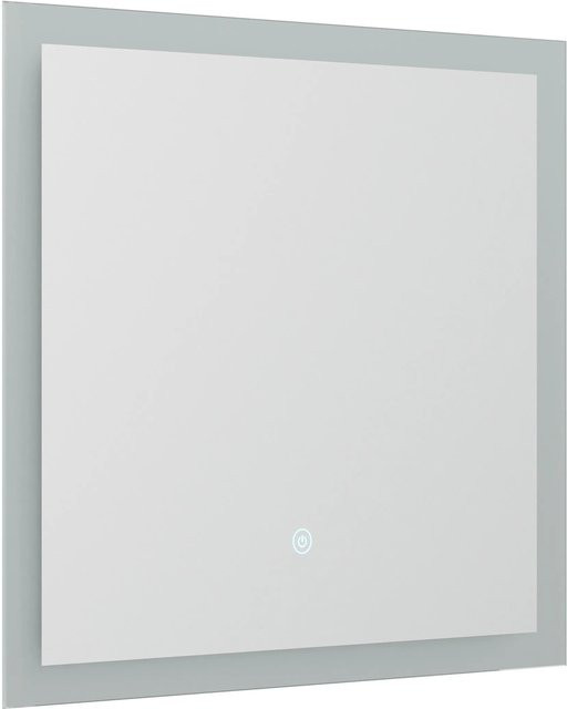 Posseik LED Spiegel mit Touch Bedienung in Grau, B: 60 cm, H: 53 cm - Bild 1