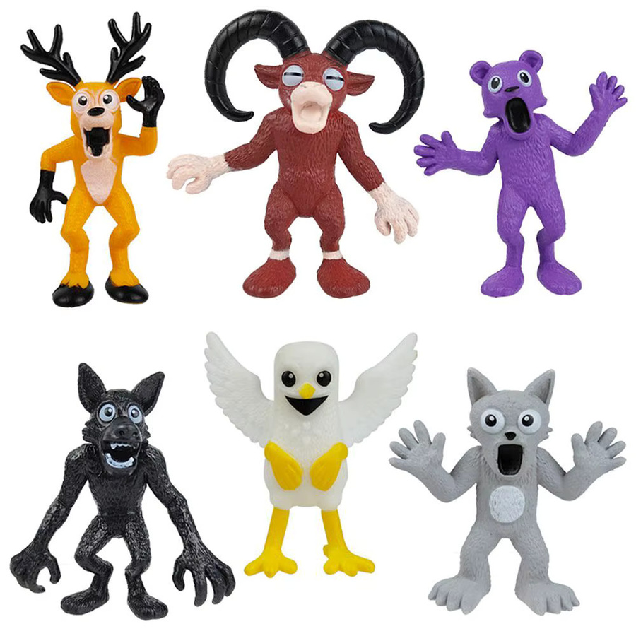 Bandai Überlebensspiel 99 Nächte im Wald, Actionfiguren, 6-teiliges Set - Bild 3