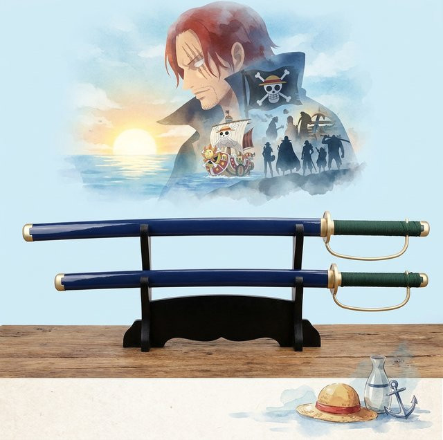 Bandai One Piece Roronoa Zoro Katana Schwert, Holz, Spielzeug - Bild 1