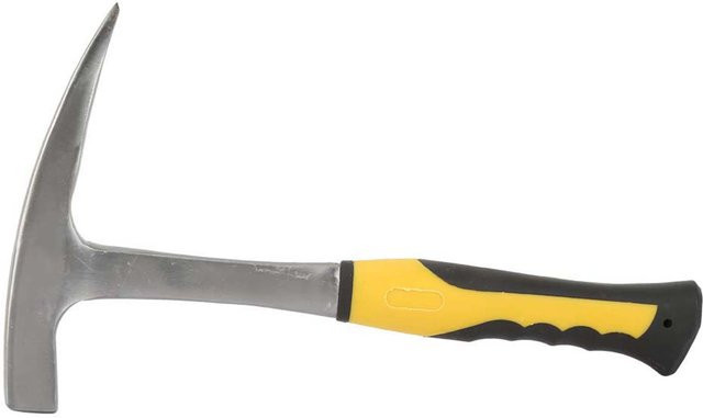 Geologischer Entenschnabelhammer Koogeelife mit Doppelkopf und Flachmaul in Grau - Bild 1
