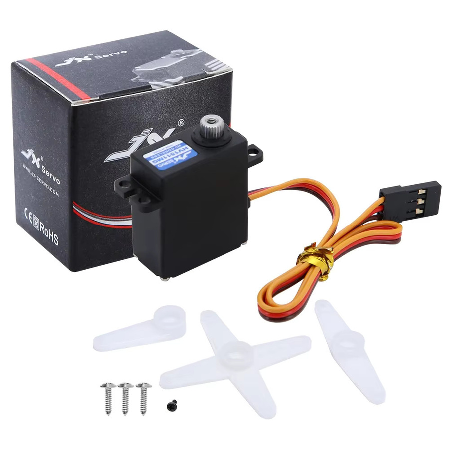 JX Mini-Digitalservo RC, kernloser Motor, großes Drehmoment, 11 kg - Bild 3