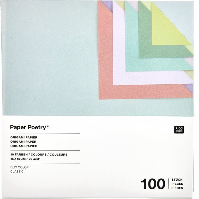 Rico Design Paper Poetry Origami Duo Set in Multicolor - Bild 1