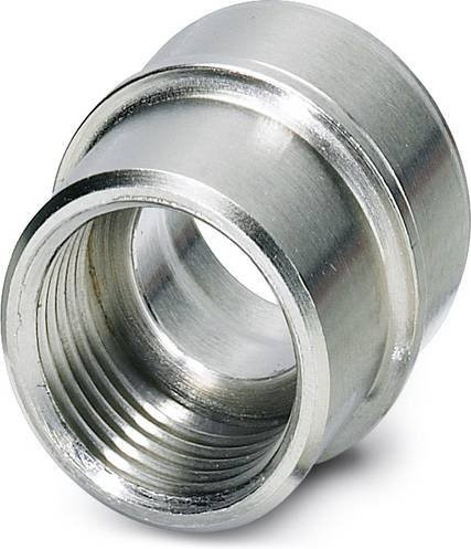 Phoenix Contact 1437889 Sensor-Aktor-Steckverbinder M12 Gehäuseverschraubung unkonfektioniert, Farbe: Silber, 10 Stück - Bild 1