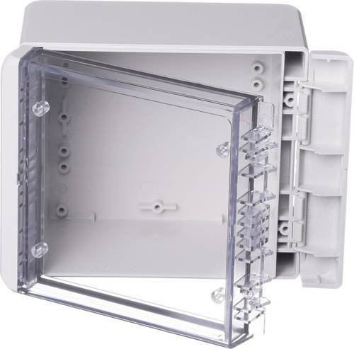 Bopla Bocube Outdoor-Gehäuse aus Polycarbonat in Lichtgrau RAL 7035, B/T/H: 125 x 151 x 90 mm - Bild 1