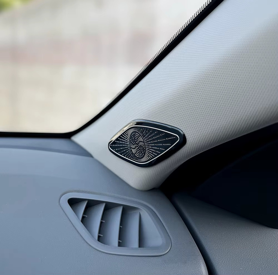 TYWZ Carbon Fiber Dashboard und Mittelkonsole Zubehör für Kia K4 2024 2025 2026, Set für Getriebewählhebel und Lüftungsdüsen, Schwarz - Bild 2