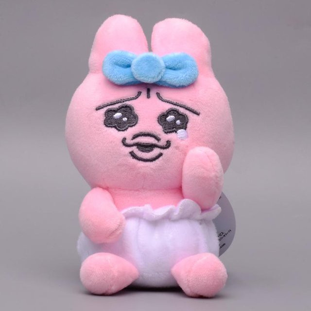 Yiran Health & Beauty Opanchu Usagi Plüschpuppe, Taschenanhänger, Rosa, ab 6 Jahren - Bild 1