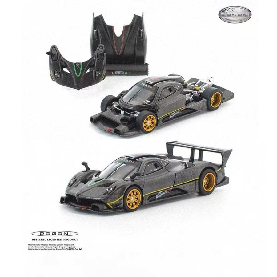 POP RACE Pagani Zonda R, Automodell, 1:64, Legierungs-Druckguss - Bild 2