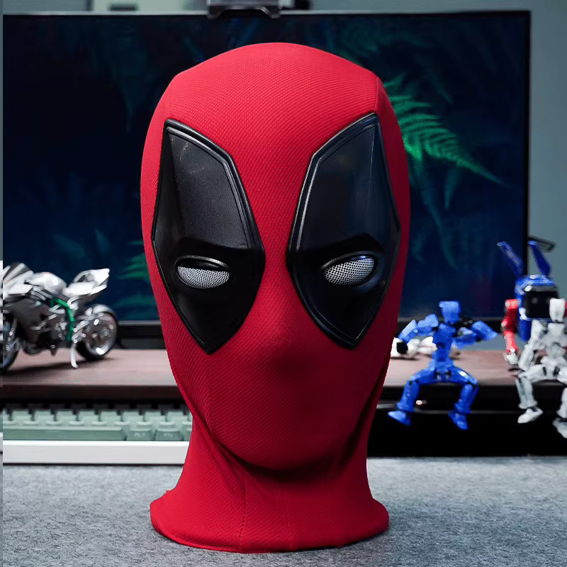 Beast Kingdom Deadpool Maske Faceshell Cosplay, Rot, Bunt / Mehrfarbig - Bild 2