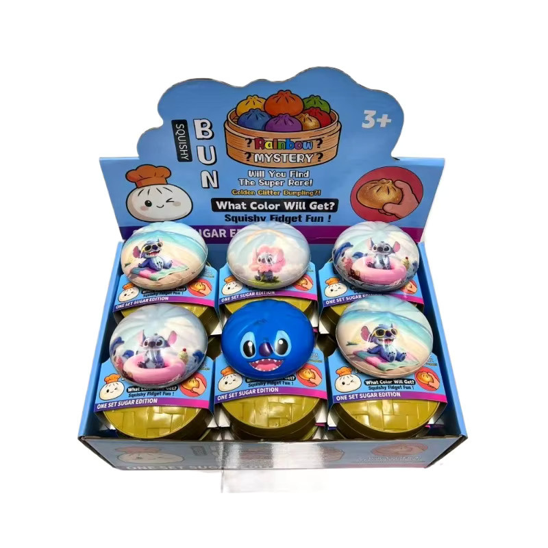 TOPTOY Disney Stitch Cartoon Dampfnudel Blind Capsule Squishy, Fidget-Spielzeug, ab 3 Jahren - Bild 4